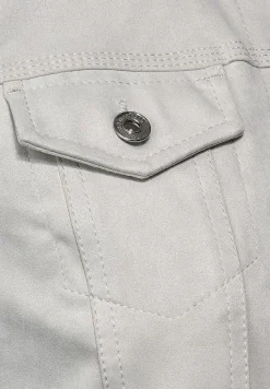 Street One Jacken*Kurze Veloursjacke sky grey