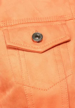 Street One Jacken*Kurze Veloursjacke strong mandarine