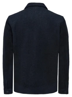 Only & Sons Jacken*Kurze Wolljacke Dex Dark Navy