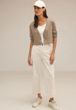 Street One Pullover & Sweatshirts*Kurzer Cardigan bleached sand melange