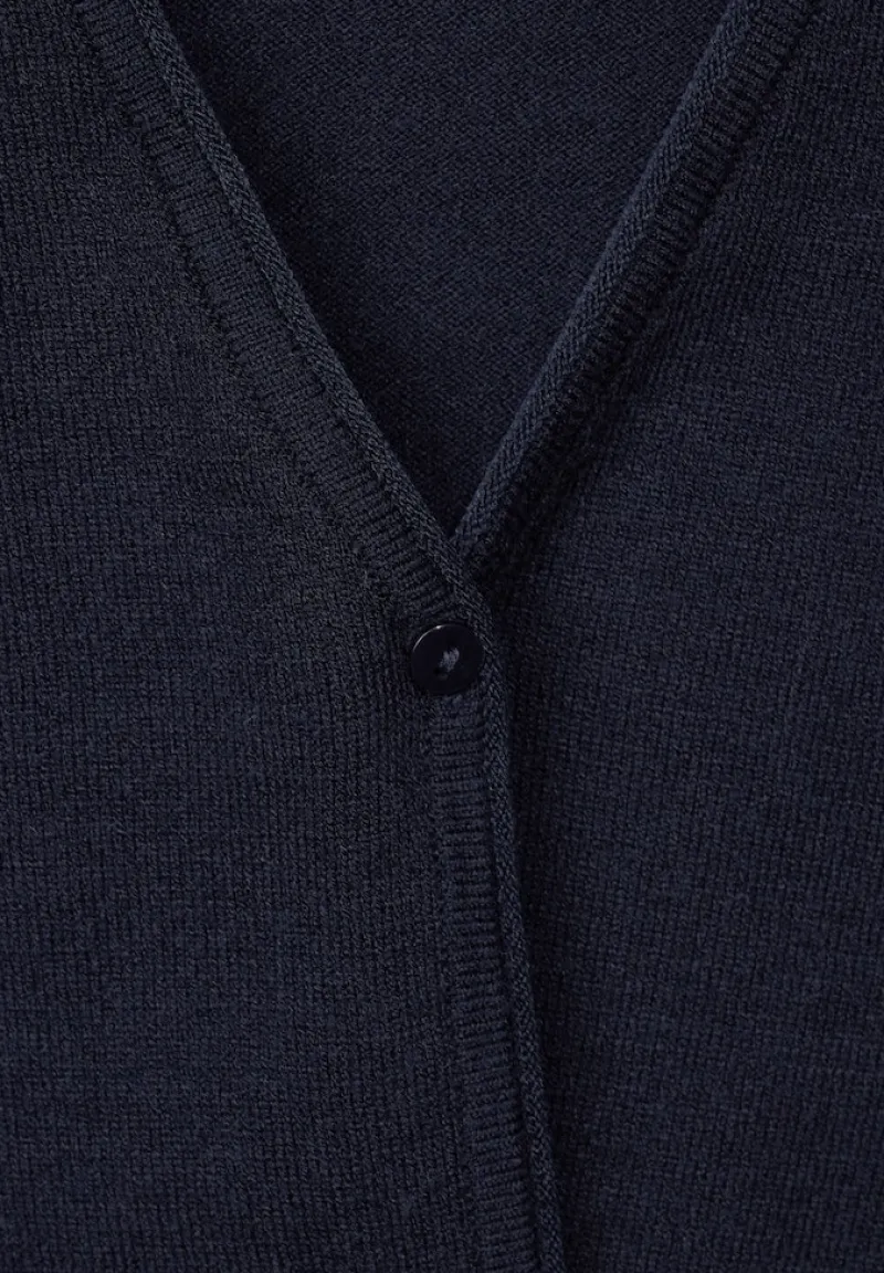 Street One Pullover & Sweatshirts*Kurzer Cardigan deep blue