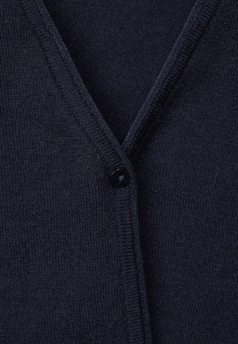 Street One Pullover & Sweatshirts*Kurzer Cardigan deep blue