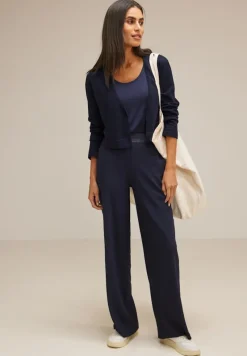 Street One Pullover & Sweatshirts*Kurzer Cardigan deep blue