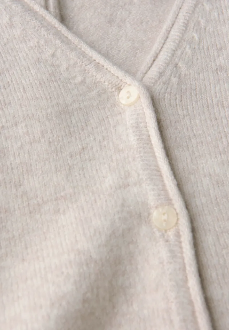 Street One Pullover & Sweatshirts*Kurzer Cardigan tusk cream mel.