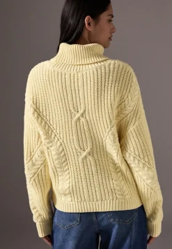 STREET ONE STUDIO Pullover & Sweatshirts*Kurzer Strukturpullover bond yellow