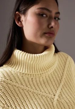 STREET ONE STUDIO Pullover & Sweatshirts*Kurzer Strukturpullover bond yellow