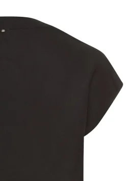 Camel Active Kleider*Kurzes Sommerkleid mit V-Ausschnitt caviar