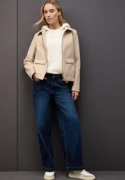 Street One Pullover & Sweatshirts*Kuscheliger Kapuzenpullover soft beige