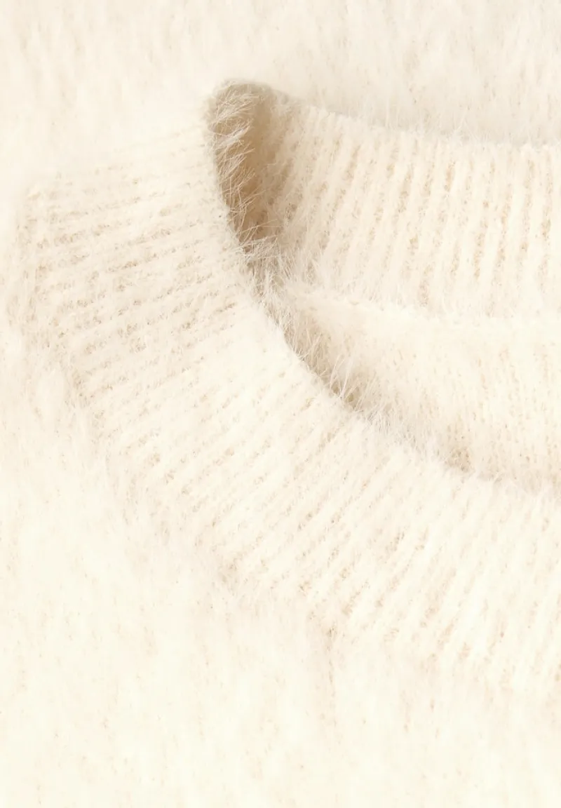 STREET ONE STUDIO Pullover & Sweatshirts*Kuscheliger Rundhalspullover soft beige