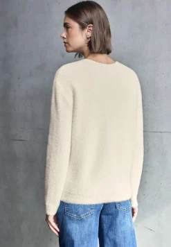 STREET ONE STUDIO Pullover & Sweatshirts*Kuscheliger Rundhalspullover soft beige