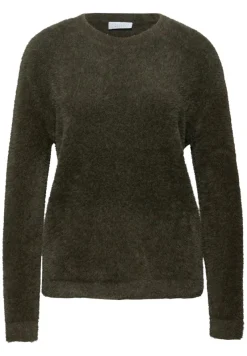 STREET ONE STUDIO Pullover & Sweatshirts*Kuscheliger Rundhalspullover hollow green