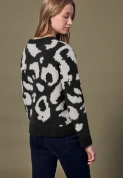 STREET ONE STUDIO Pullover & Sweatshirts*Kuscheliger Rundhalspullover Black