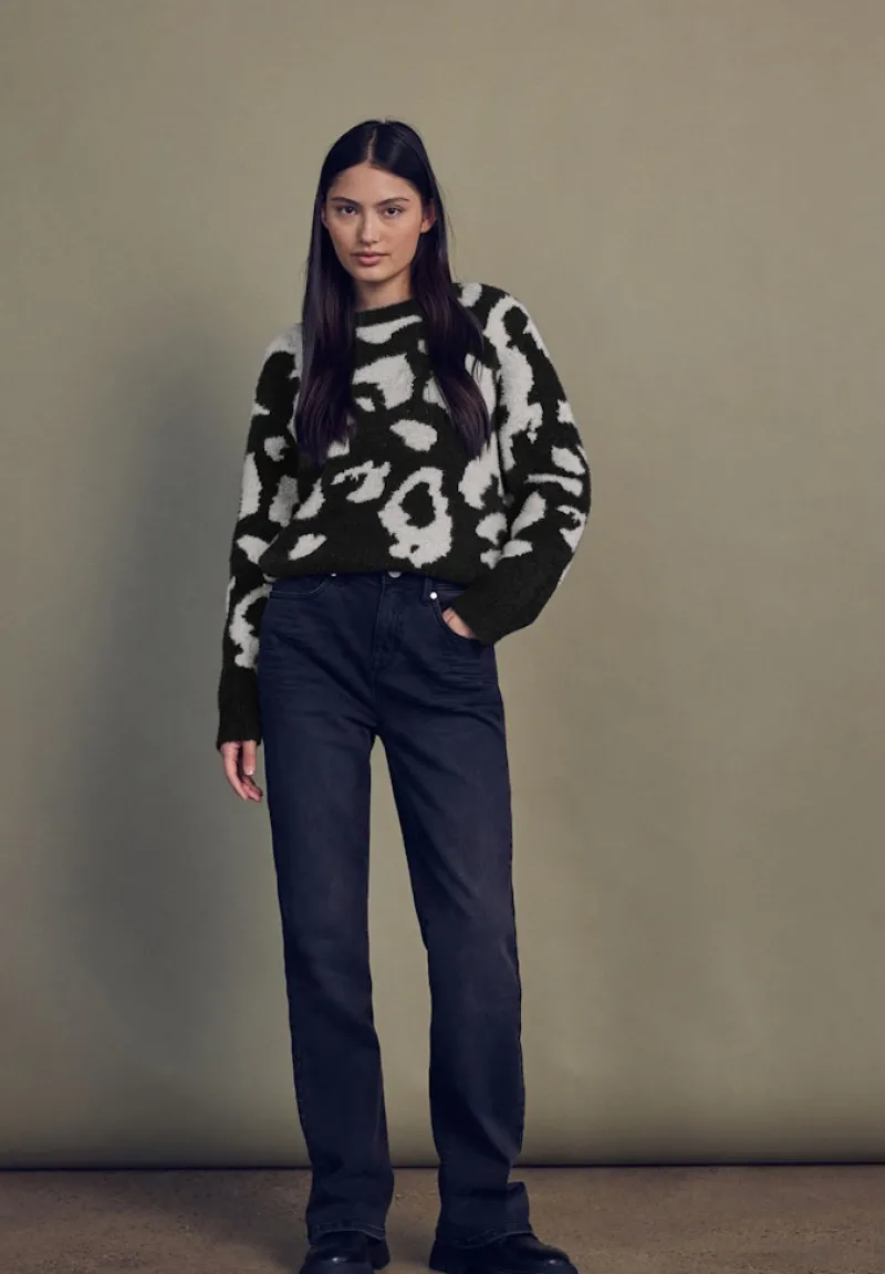 STREET ONE STUDIO Pullover & Sweatshirts*Kuscheliger Rundhalspullover Black