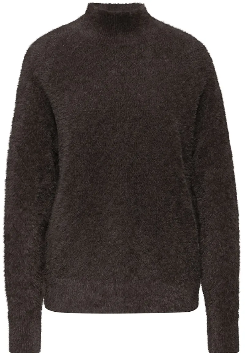 Street One Pullover & Sweatshirts*Kuscheliger Strukturpullover deep roast brown