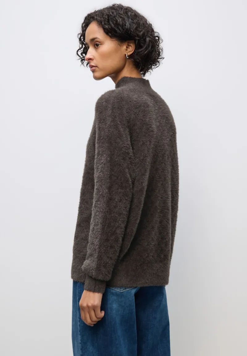 Street One Pullover & Sweatshirts*Kuscheliger Strukturpullover deep roast brown