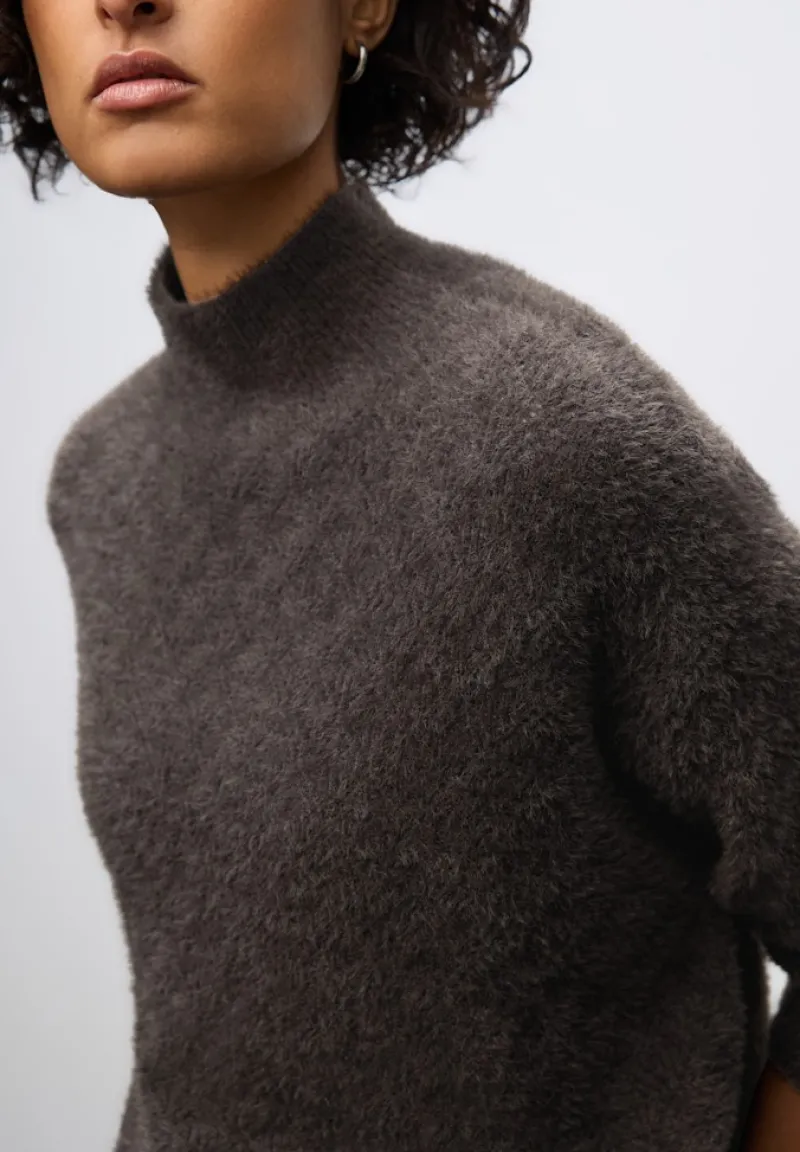 Street One Pullover & Sweatshirts*Kuscheliger Strukturpullover deep roast brown