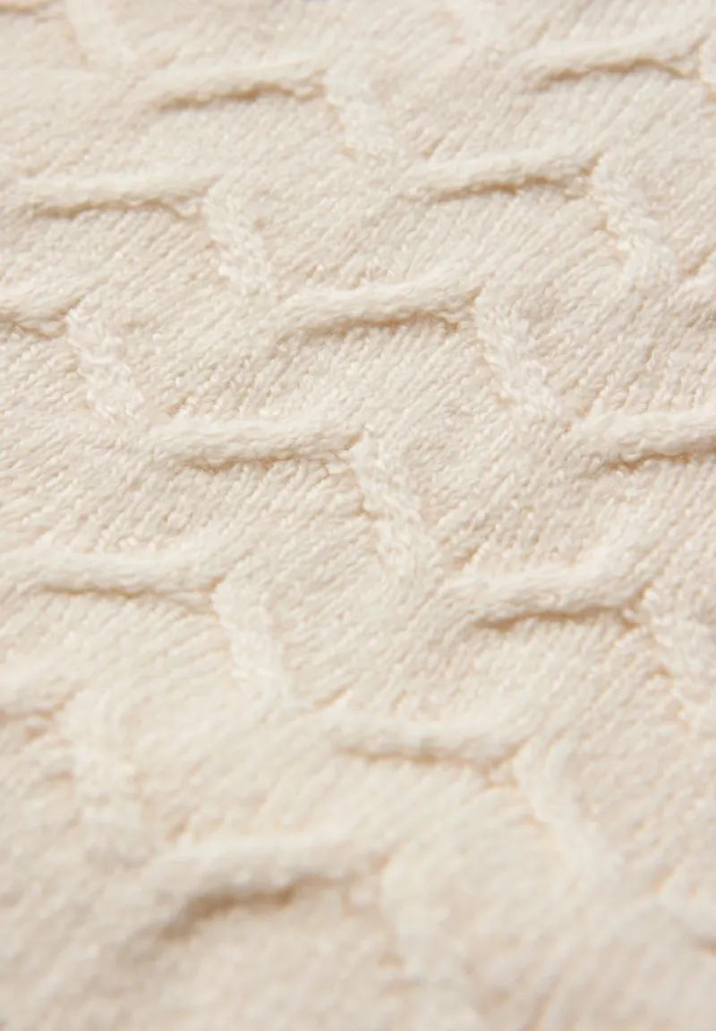 Street One Pullover & Sweatshirts*Kuscheliger Strukturpullover soft beige