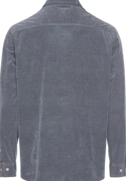 Camel Active Hemden|Big Boys*Langarm Hemd in Regular Fit aus Cord denim blue