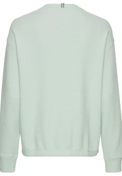 Camel Active Pullover & Sweatshirts*Langarm Sweatshirt aus reiner Baumwolle light peppermint