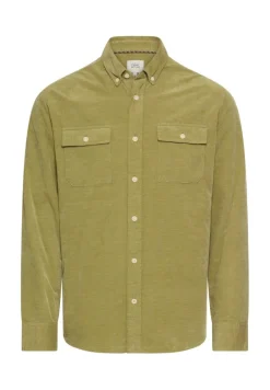 Camel Active Hemden|Big Boys*Langarmhemd mit aufgesetzten Taschen mossstone