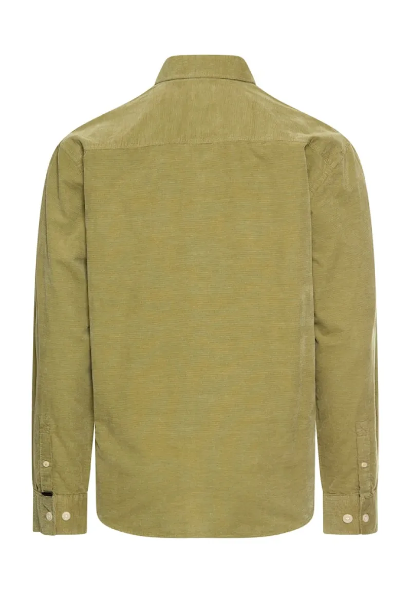 Camel Active Hemden|Big Boys*Langarmhemd mit aufgesetzten Taschen mossstone