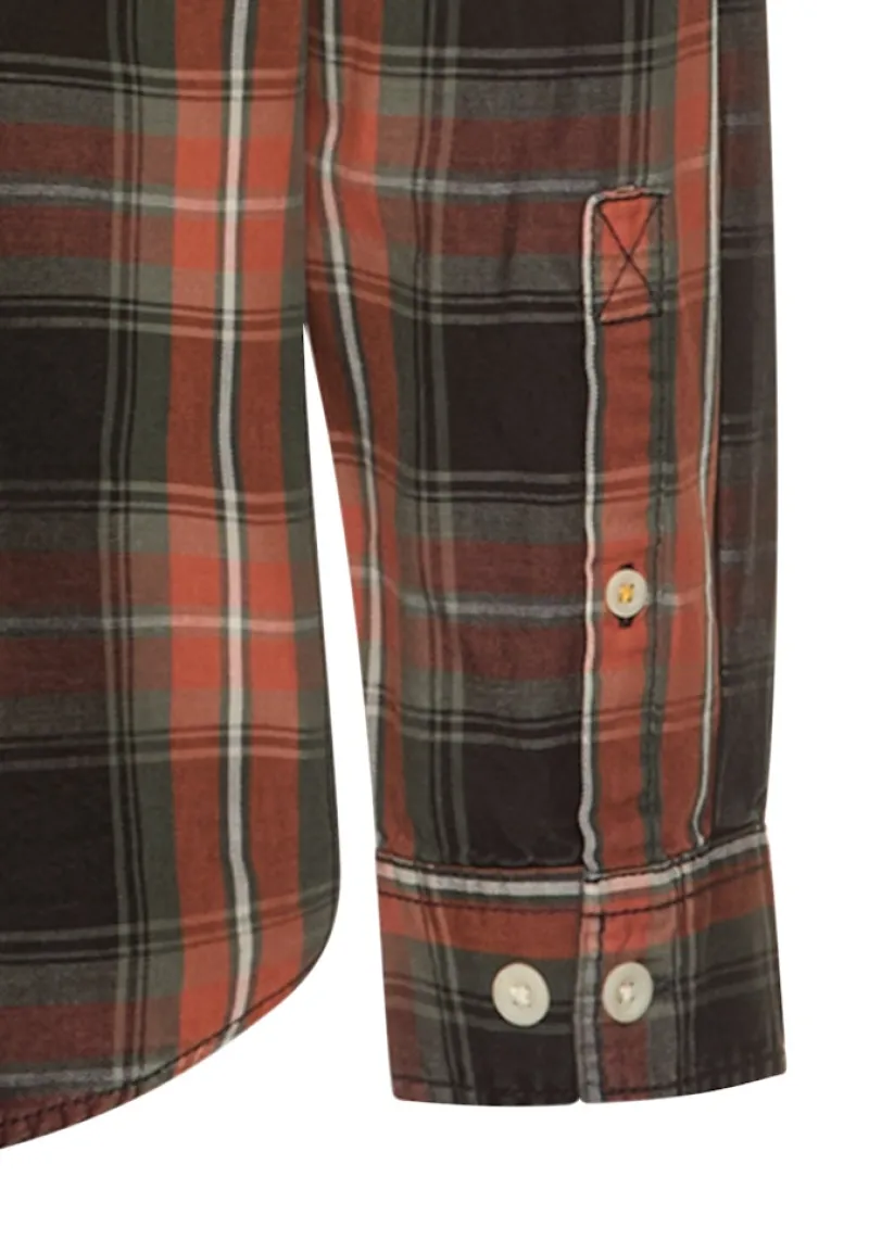 Camel Active Hemden|Big Boys*Langarmhemd mit Brusttaschen cinnamon