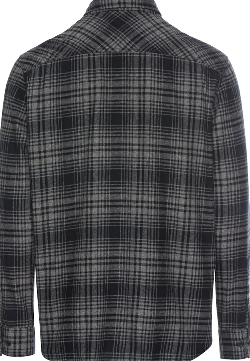 Camel Active Hemden|Big Boys*Langarmhemd mit Karomuster rock grey