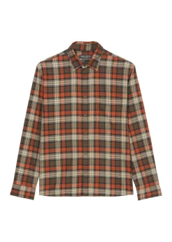 Marc O'Polo Hemden|Big Boys*Langarm-Hemd regular multi- dark crabapple