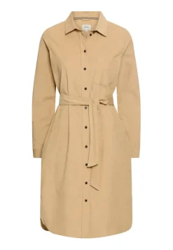 Camel Active Kleider*Langarmkleid mit Taillengürtel caramel