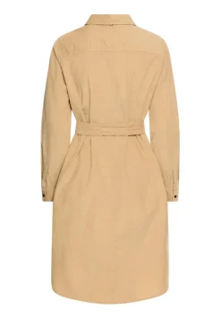 Camel Active Kleider*Langarmkleid mit Taillengürtel caramel