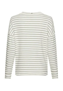 Camel Active Shirts*Langarmshirt aus reiner Baumwolle milk white- shadow k