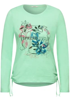 Cecil Shirts*Langarmshirt mit Fotoprint fun green