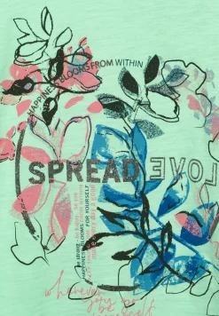 Cecil Shirts*Langarmshirt mit Fotoprint fun green