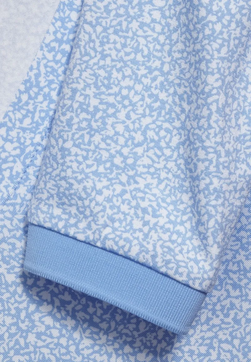 Street One Shirts*Langarmshirt mit Muster angel blue