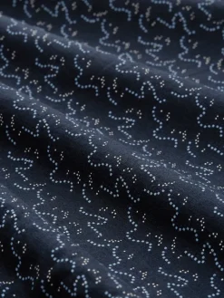 Tom Tailor Shirts*Langarmshirt mit Polokragen small blue wave print