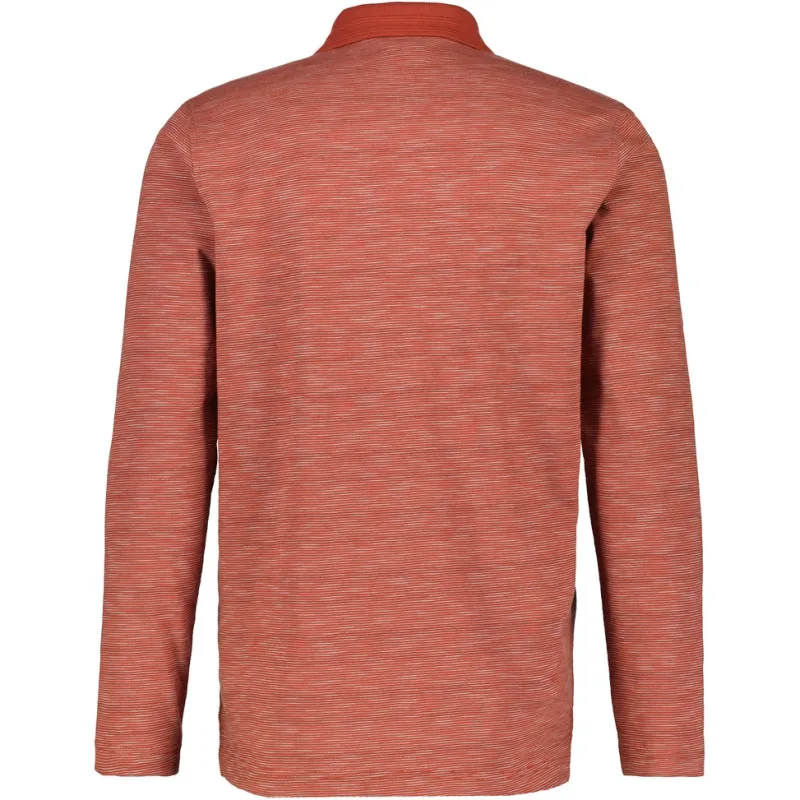 Lerros Shirts|Big Boys*Langarmshirt mit Polokragen rusty red