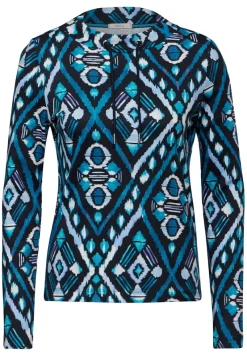 Cecil Shirts*Langarmshirt mit Print deep charcoal grey