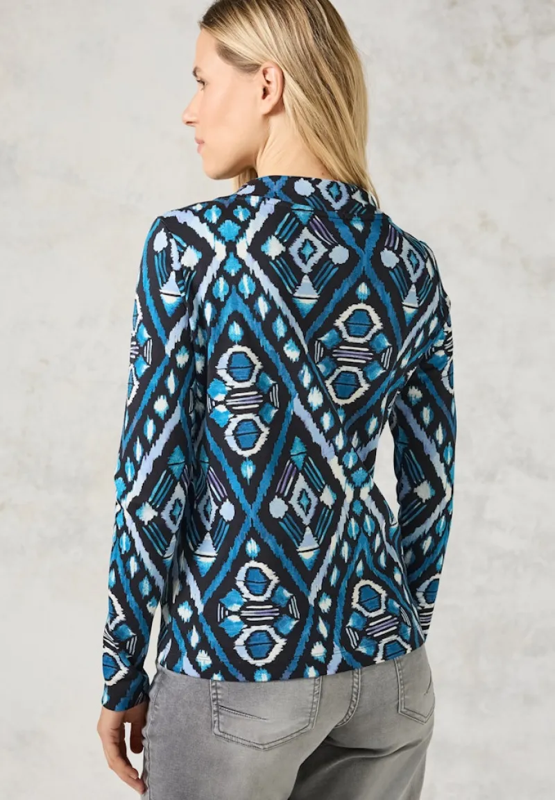 Cecil Shirts*Langarmshirt mit Print deep charcoal grey