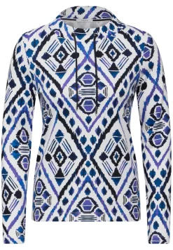 Cecil Shirts*Langarmshirt mit Print vanilla white