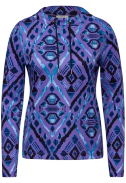 Cecil Shirts*Langarmshirt mit Print wild lilac