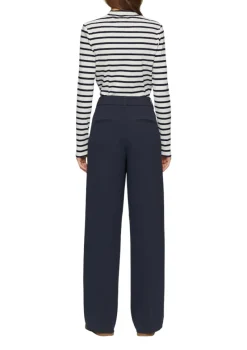 s.Oliver Shirts*Langarmshirt mit Rippstruktur Blau