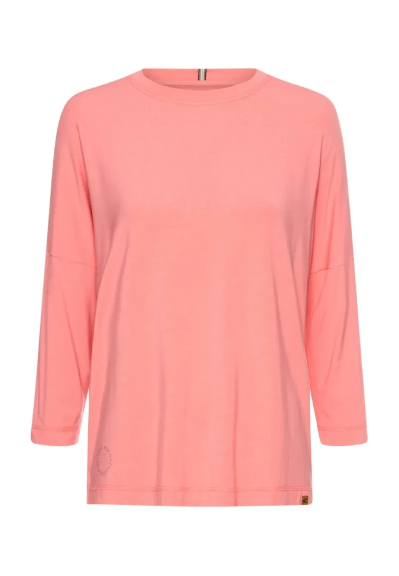 Camel Active Shirts*Langarmshirt mit Rundhalsausschnitt winter berry