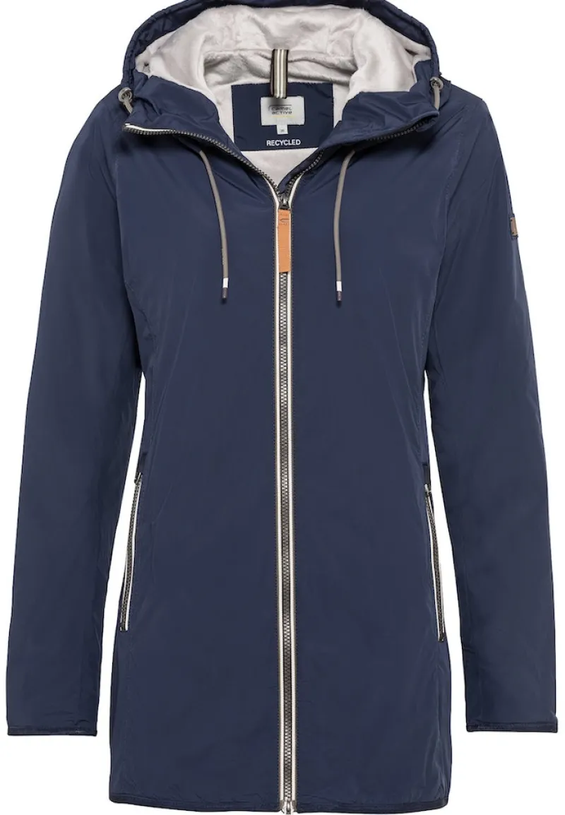 Camel Active Jacken*Langer Windbreaker mit weichem Plüschfutter night blue