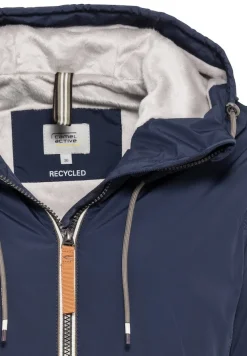 Camel Active Jacken*Langer Windbreaker mit weichem Plüschfutter night blue