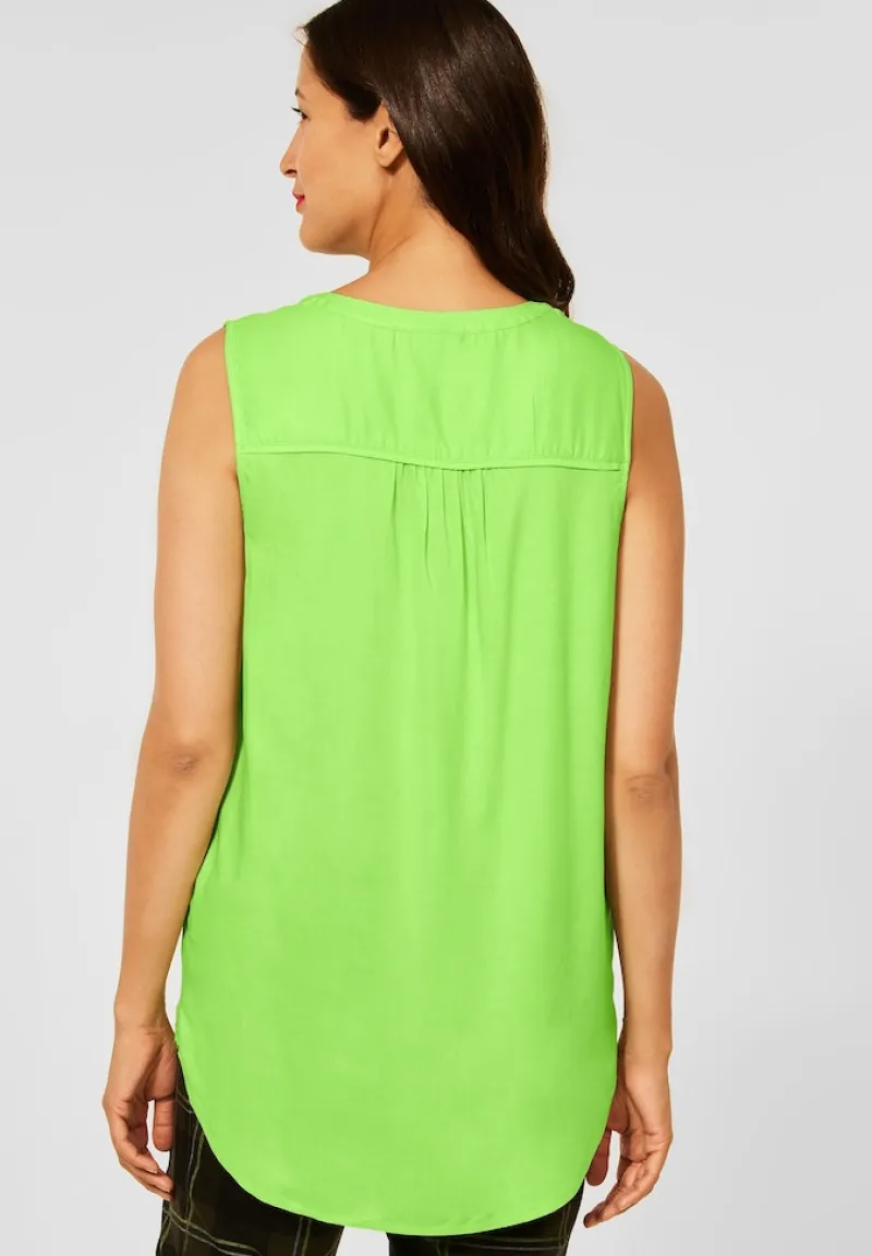 Street One Shirts*Langes Blusentop in Unifarbe peppy green