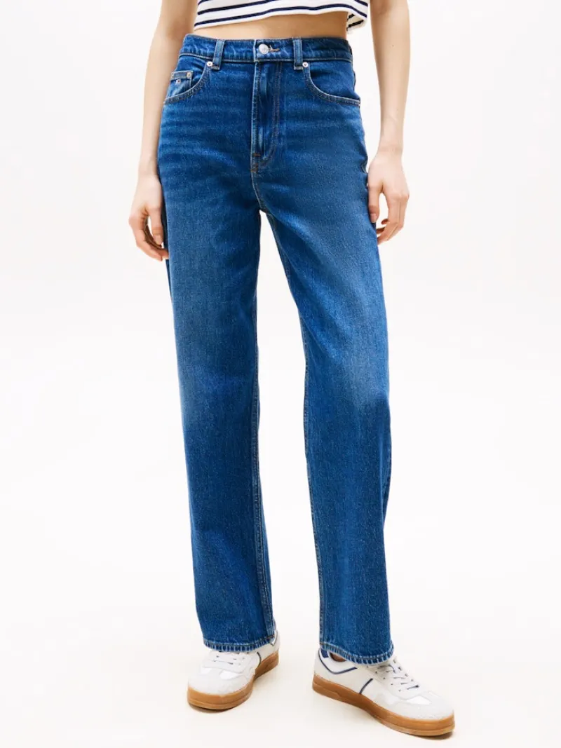 Tommy Jeans Jeans*LAYLA HR SLIM STR BI0152 CO denim dark