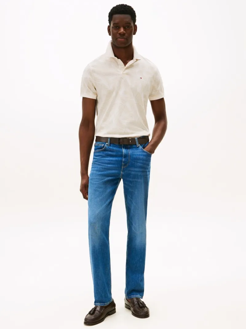 Tommy Hilfiger Shirts|Big Boys*LEAF AOP REG POLO ivory petal