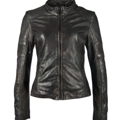 Gipsy Jacken*LEDERJACKE G2GEENA SF LAMEV metallic black
