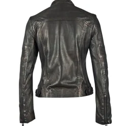 Gipsy Jacken*LEDERJACKE G2GEENA SF LAMEV metallic black