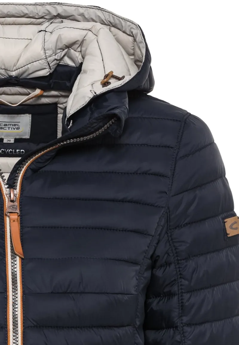 Camel Active Jacken*Leicht wattierte Steppjacke aus recyeltem Polyamid navy